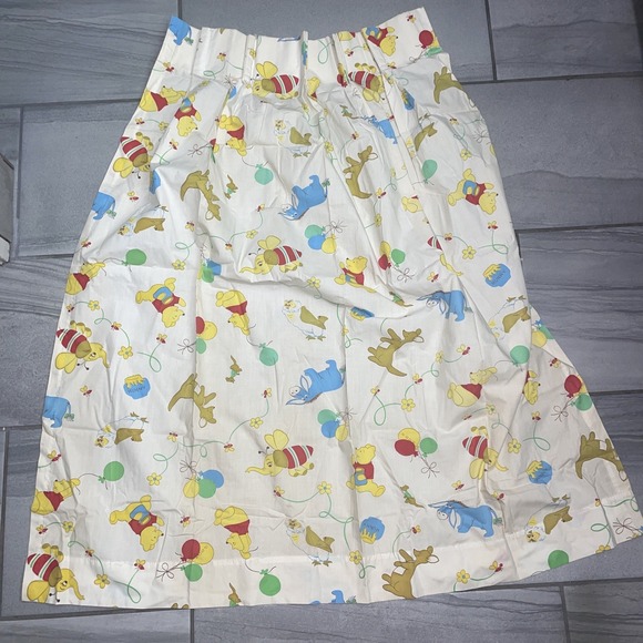 Vintage Sears Perma Prest Winnie The Pooh Collection Curtains Set Of 4 & Valance - Picture 5 of 16